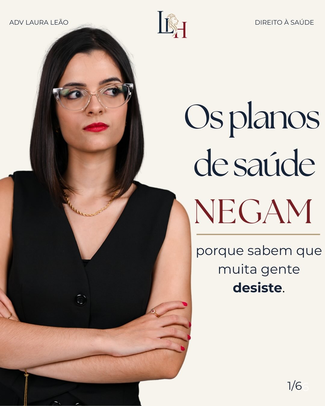 Post sobre planos de saúde que negam cobertura